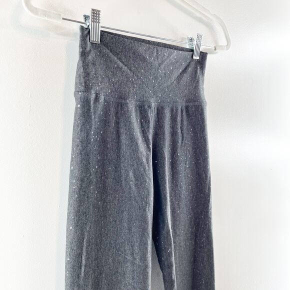 Carbon38 High Rise Foil Leggings in Melt Heather Gray Medium - Picture 6 of 10